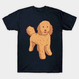 Cute Golden doodle art T-Shirt